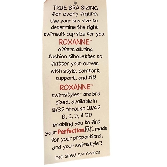 ROXANNE Collection Perfection Fit One Piece Belted Swimsuit- 34B - Picture 10 of 12